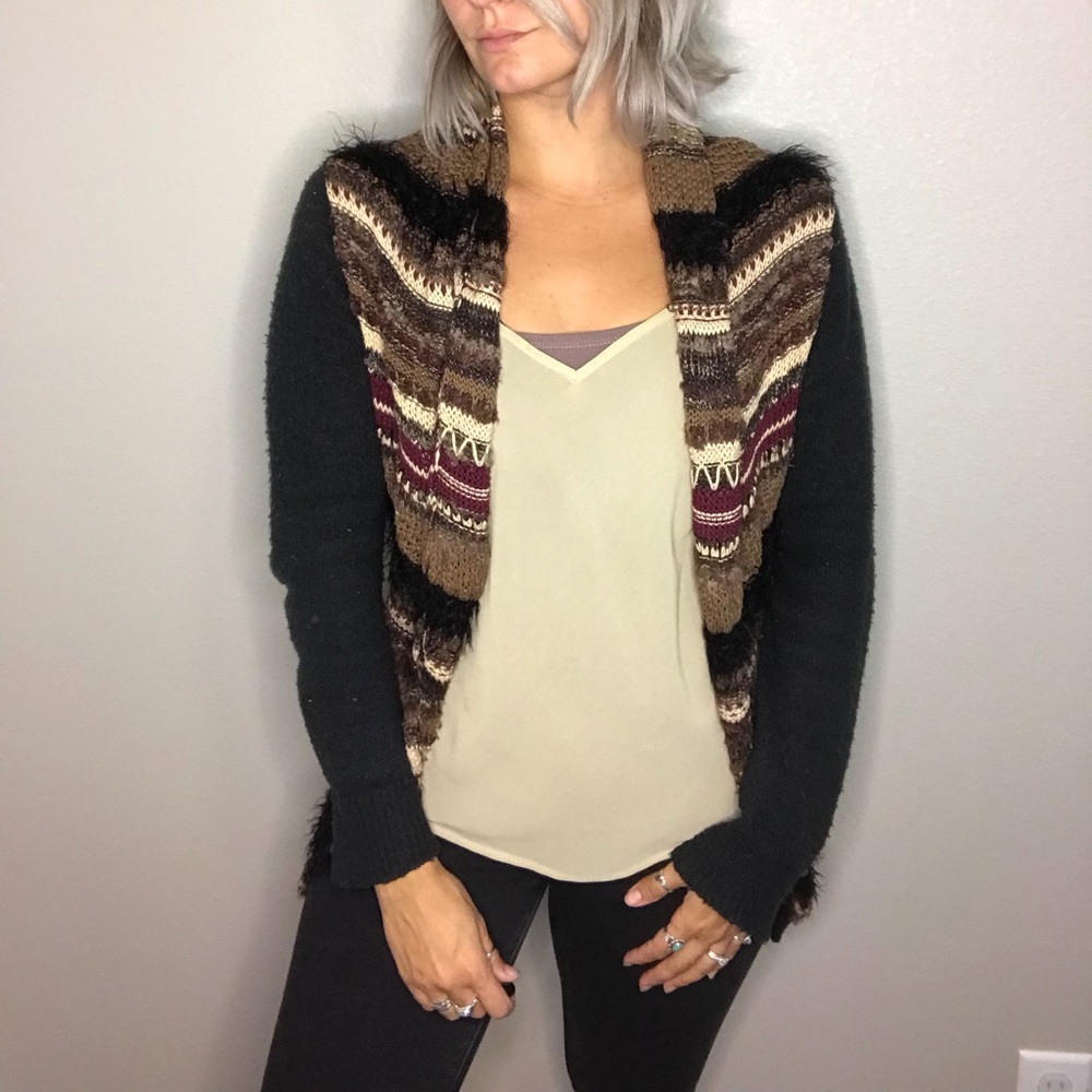 BKE Open Front Sweater